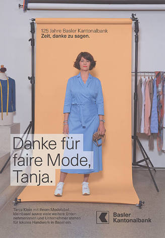 Danke für die faire Mode, Tanja. Basler Kantonalbank