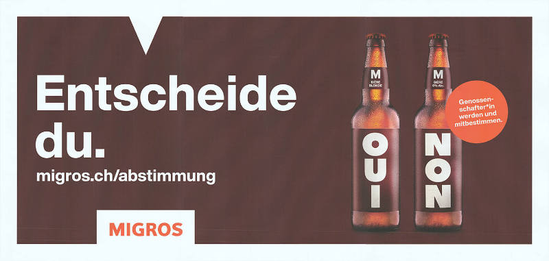 Entscheide du. Migros