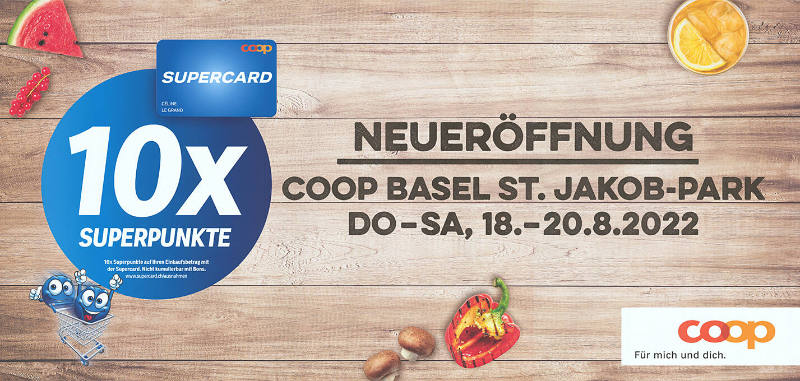 Neueröffnung, Coop Basel St. Jakob-Park, Coop