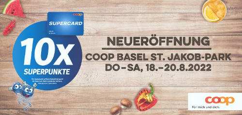 Neueröffnung, Coop Basel St. Jakob-Park, Coop