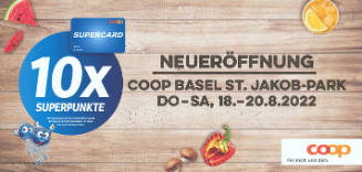 Neueröffnung, Coop Basel St. Jakob-Park, Coop