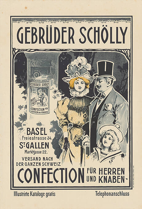 Gebrüder Schölly, Confection für Herren und Knaben