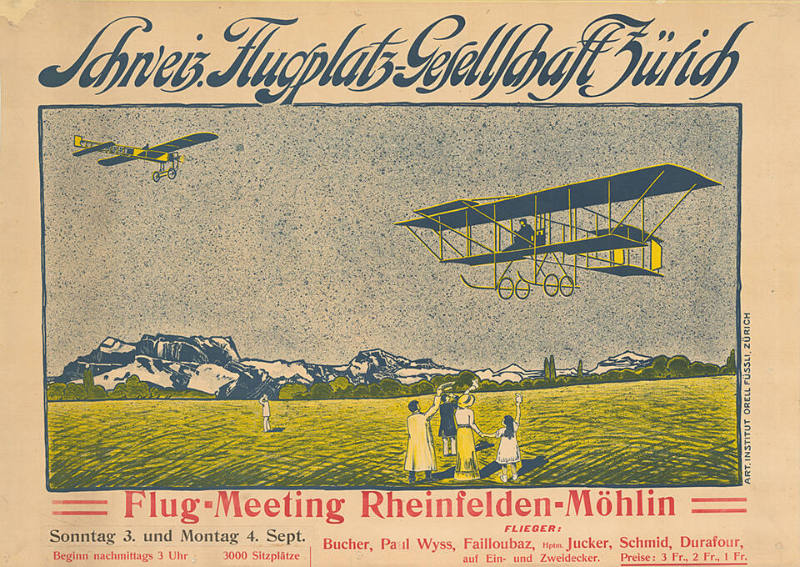 Schweiz. Flugplatzgesellschaft Zürich, Flugmeeting Rheinfelden-Möhlin