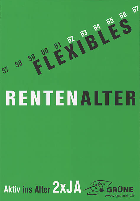 Flexibles Rentenalter, Aktiv ins Alter, 2 x Ja, Grüne