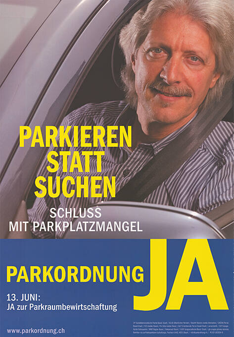 Parkieren statt suchen, Parkordnung Ja