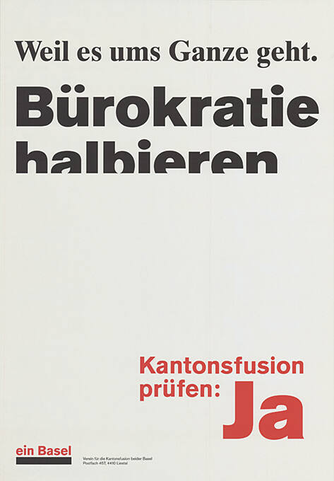 Verein für die Kantonsfusion beider Basel, Liestal