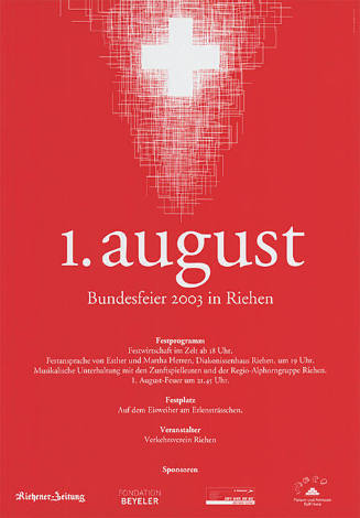 1. August, Bundesfeier 2003 in Riehen