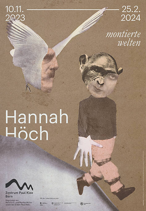 Hannah Höch, montierte Welten, Zentrum Paul Klee