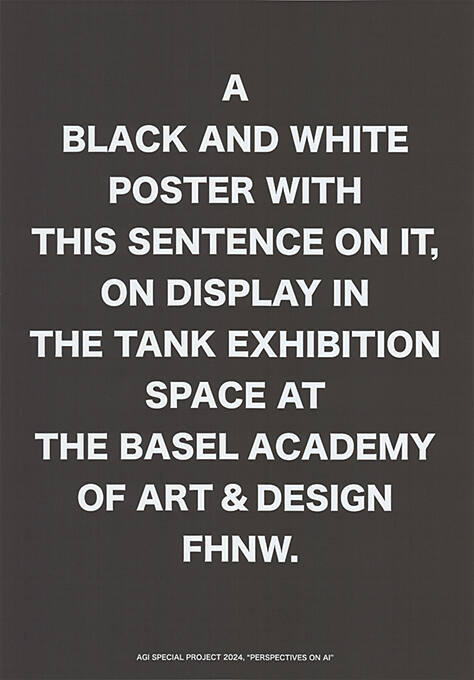 A black and white poster […]