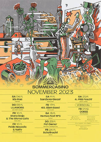 Sommercasino, November 2023