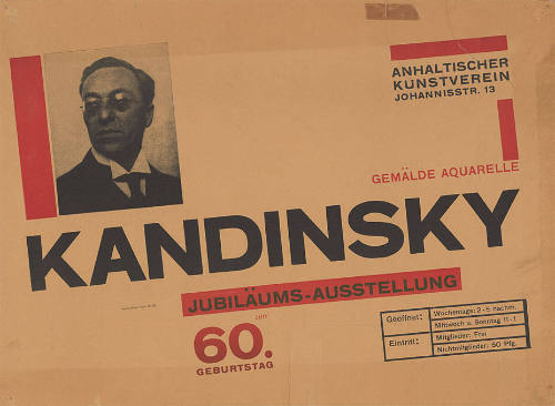 Jubiläums-Ausstellung Kandinsky, Anhaltischer Kunstverein, Dessau